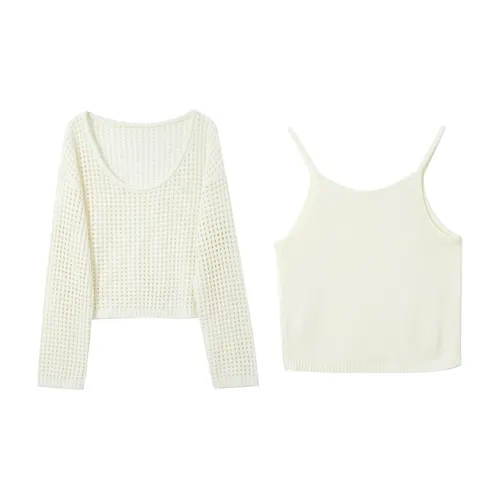 3COLOUR Casual Suit Women's Ecru
