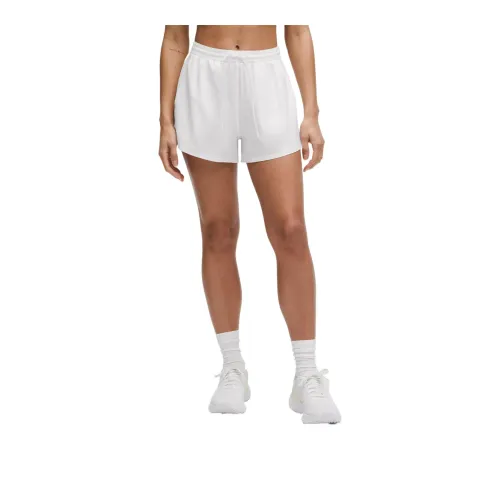 Lululemon High-Rise Pace Rival Sports Shorts 3' Women's White