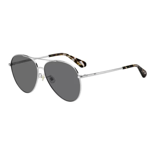 Kate Spade Steel Aviator Sunglasses Women's Silver
