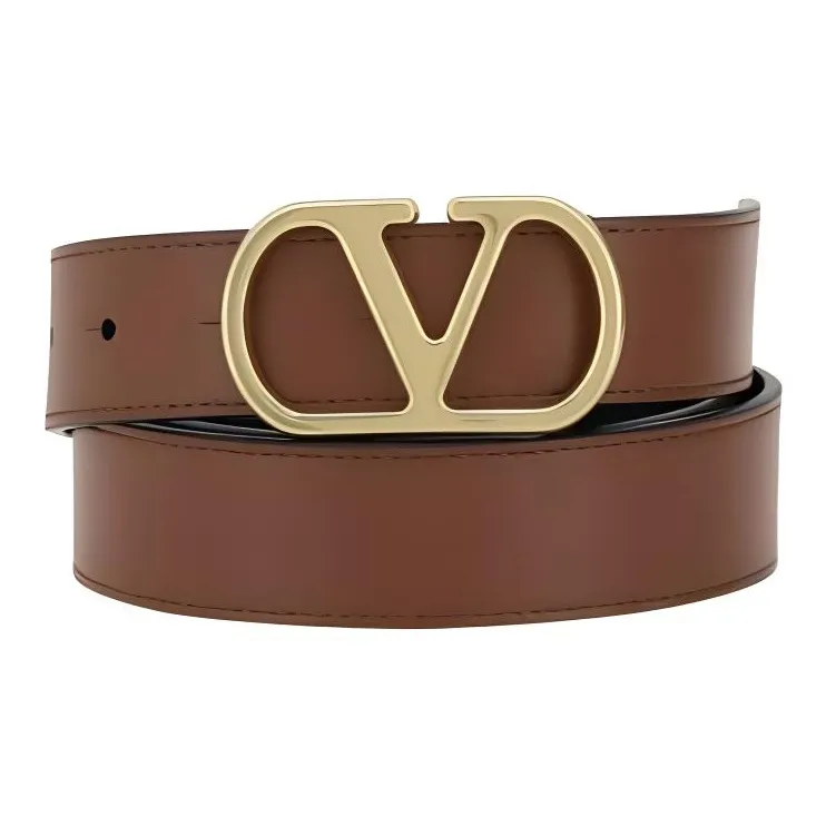 Valentino VLogo Signature Buckled Belt-0
