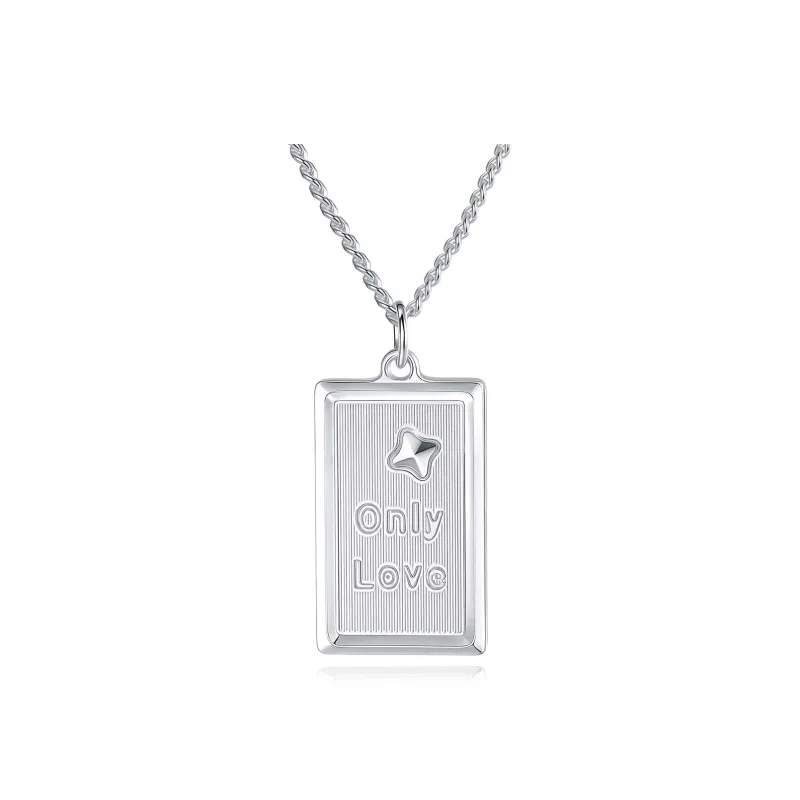 IS YOU S925 Silver Necklaces Unisex-4