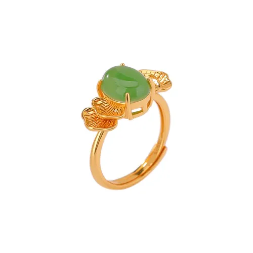 Royal Heaven's Choice Hetian Jade Rings Jasper Unisex