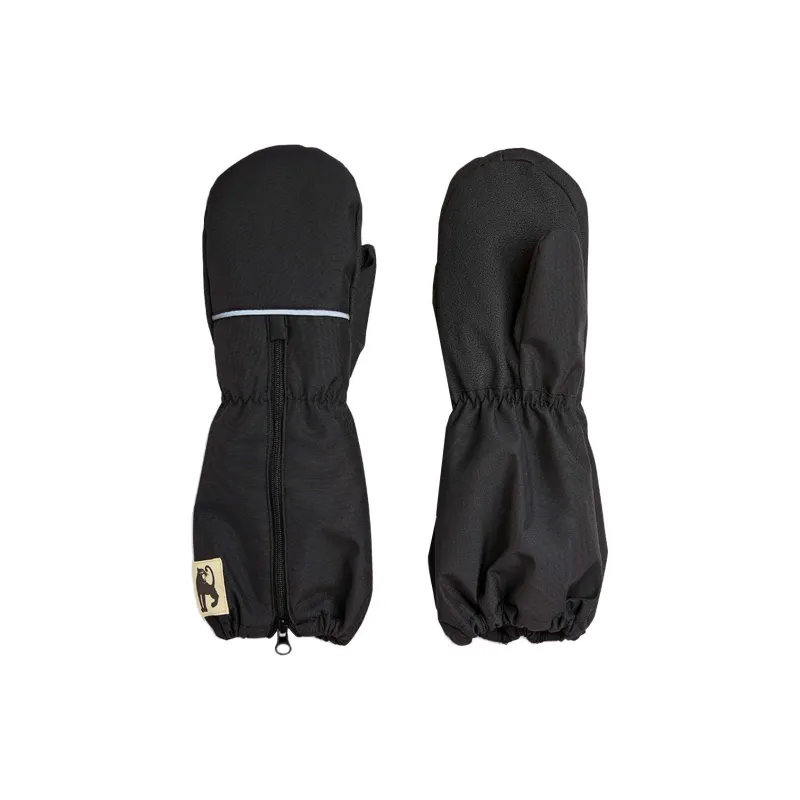 Mini Rodini Recycled Polyester Gloves Kids' Black-0