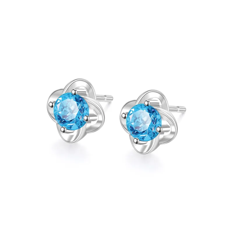 MOLADY 999 Fine Silver Stud Earrings Women's-8