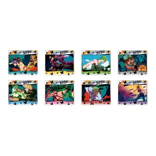 MEDICOS JOJO's Bizarre Adventure Stone Ocean Scene Photo Acrylic Rectangular Micro Badge IP Merch