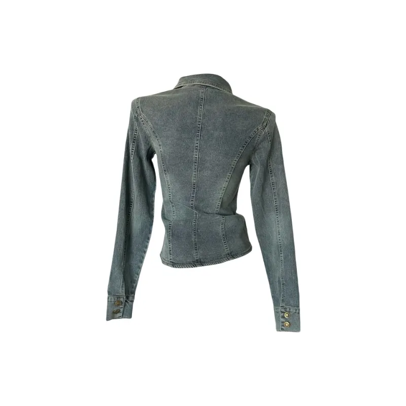 TUSHIFEI Shirts Women's Blue-1