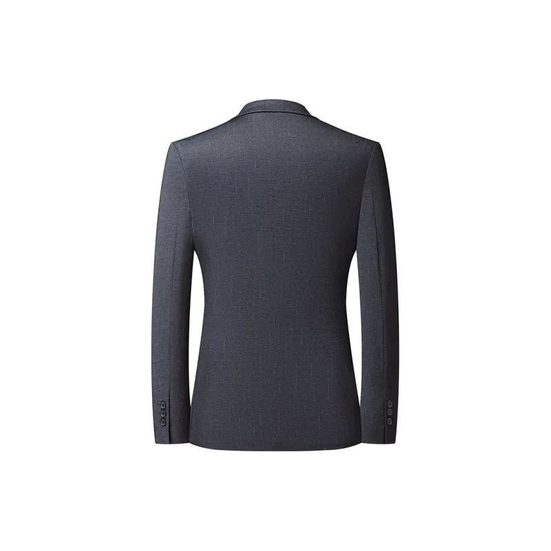 PIERRE CARDIN Business Suit Men's Blue Gray-2