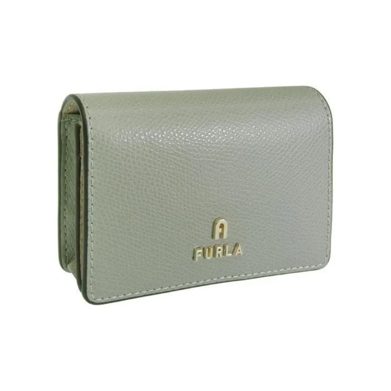 Furla Leather Wallet Women's Light Green-1