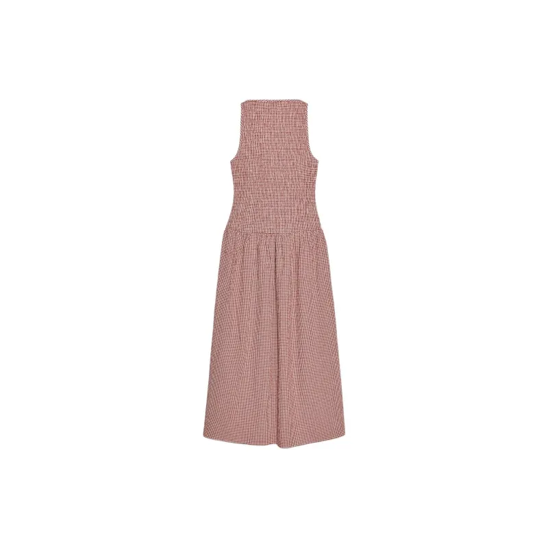 ZARA Sleeveless Dress Women's White/Red-1