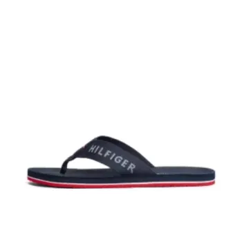 Tommy Hilfiger EVA Abrasion Resistant Slip Resistant Flip Flops Men's Blue Red