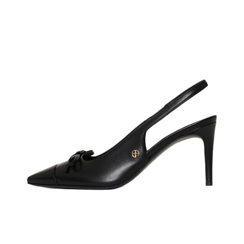 Anine Bing Freya Slim Heel High Heels 8cm Women's Black-0