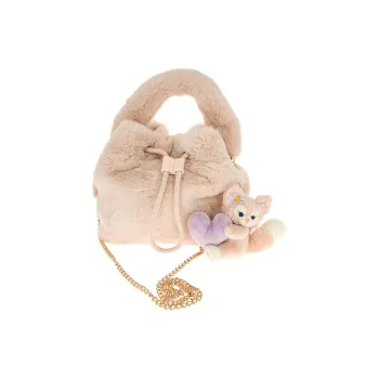 Disney Plush Bucket Bag Handbag Women's Pink