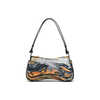 DIESEL Play Graphic Printed Clutch Bag