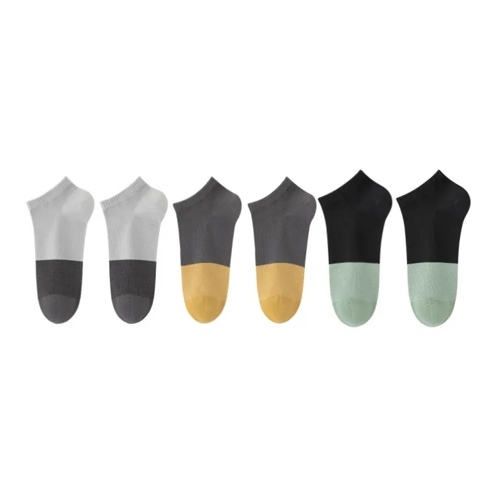 Lan Miao No-Show Socks Men's 6 Pack-8