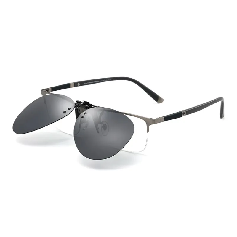 Jeep Metal Oval Sunglasses Unisex Black-1