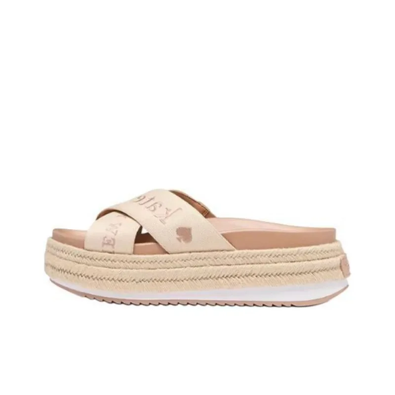 Kate Spade Slide Slippers Women's Caramel-0