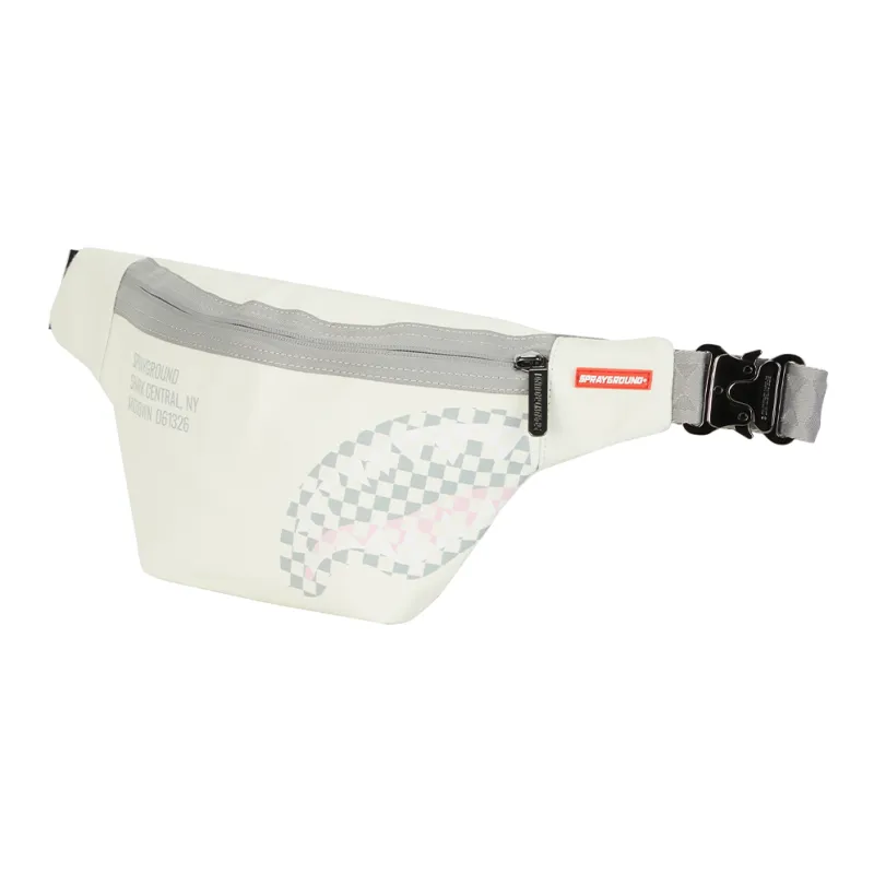 SPRAYGROUND PVC Fanny Pack Regular Unisex Raw White-1