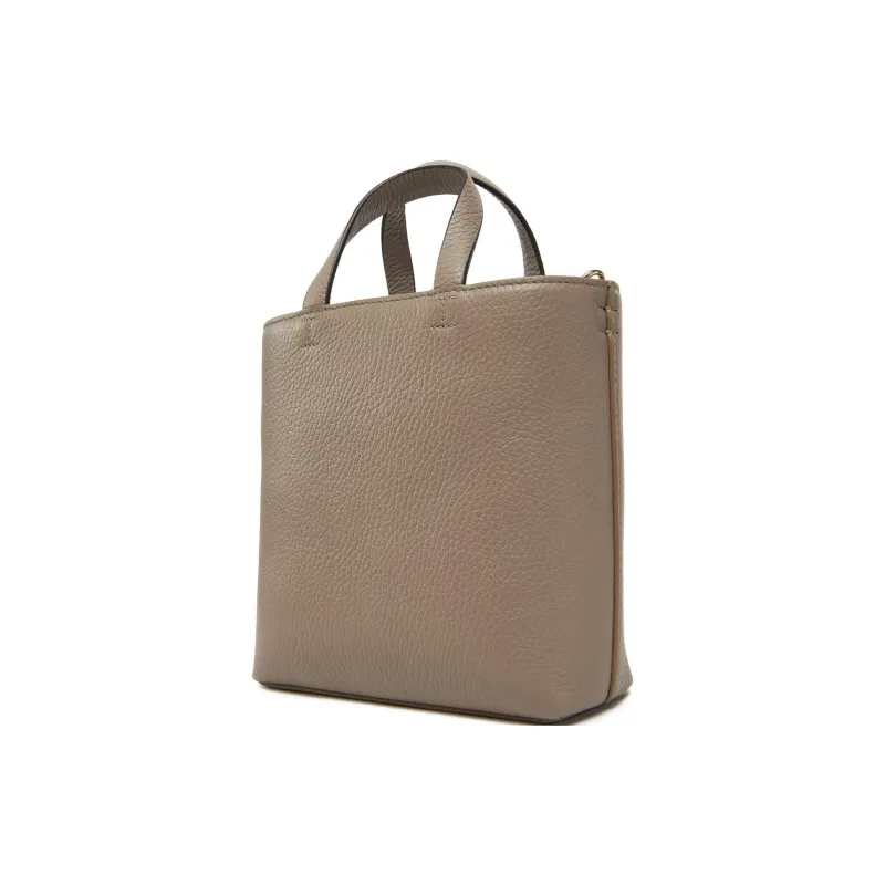 Furla Leather Tote Bag, Shopping Bag, Crossbody Bag, One Shoulder Handbag Women's Gray-1