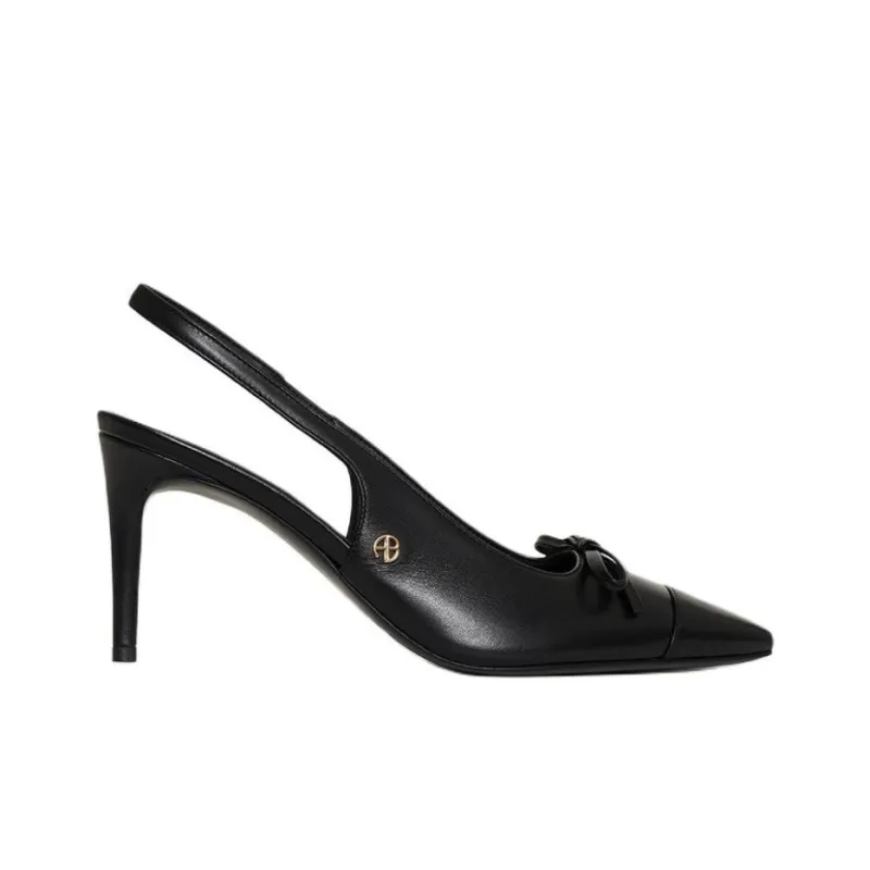 Anine Bing Freya Slim Heel High Heels 8cm Women's Black-1