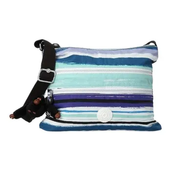 Kipling Fabric Crossbody Bag, Shoulder Bag Unisex Blue White