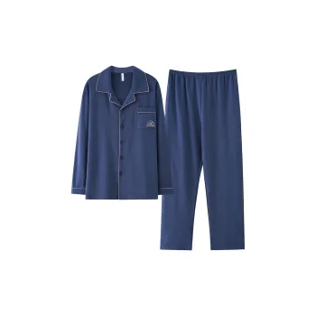 Pretty Lady Pajama Set Men's Sapphire Blue