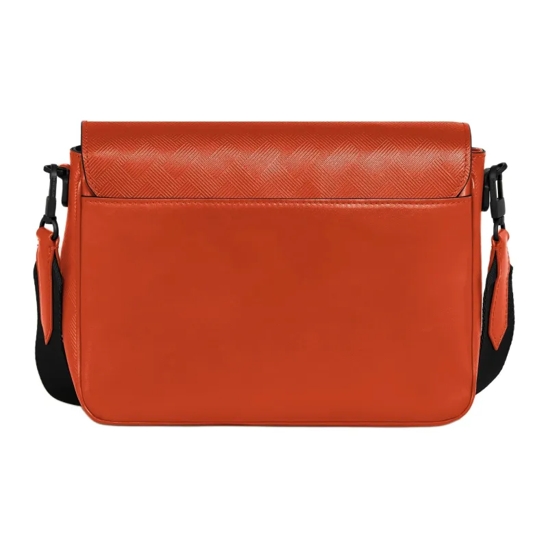 MONTBLANC Leather Envelope Bag, Shoulder Bag, Crossbody Bag Men's Bell Pepper Red-2