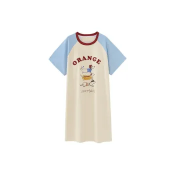 O'MESIK Nightgown Women's Apricot