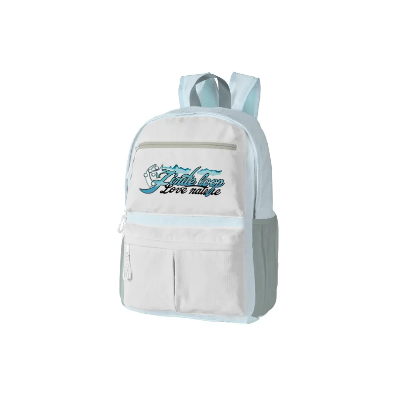 FINITE LOOP Bote Bottle Eco Friendly Fabric Backpack Regular Unisex Green Gray-16
