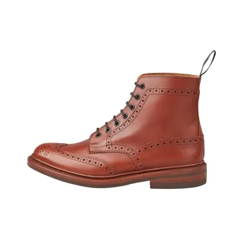Tricker's Stow Ankle Boots Men's Brown Red