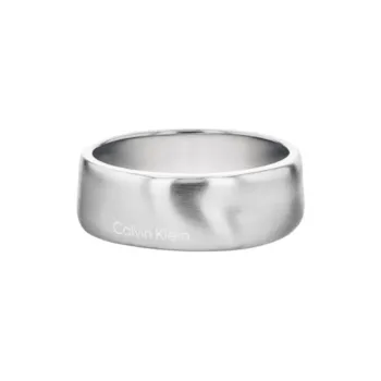 CALVIN KLEIN Stainless Steel Rings Men's Silver