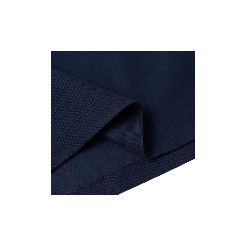 Burberry SS23 Logo Print Short Sleeve Polo Shirt Navy Blue-6