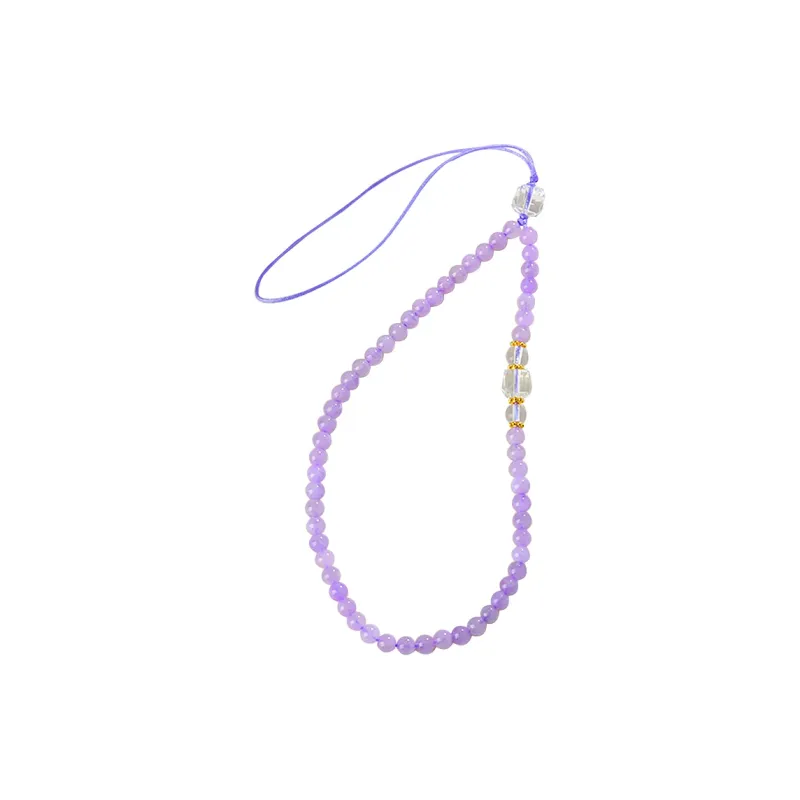 Wanshu Crystal Cell Phone Chain Women's-1