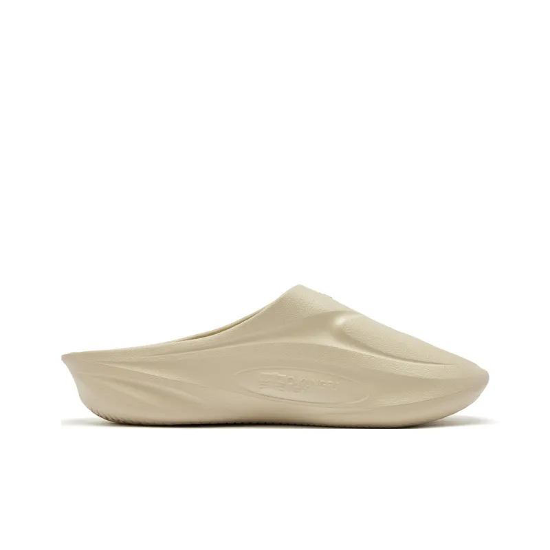 QIAODAN Abrasion-Resistant Slip-Resistant Cushioning FE Slide Slippers Men's Apricot Color-1