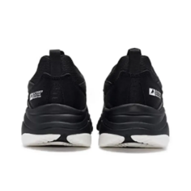 XTEP Lanying 2.0 Non slip Lightweight Low Top Casual Shoes Women's Black White-3