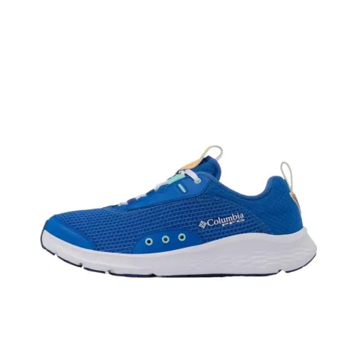 Columbia PFG Castback Breathable Low-Top Outdoor Shoes Men's Blue Yellow