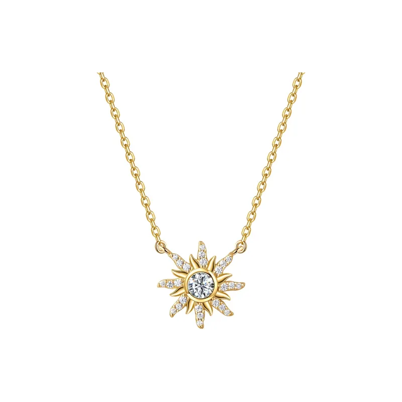FANCI S925 Silver Set With Gemstones Necklaces Women's-3