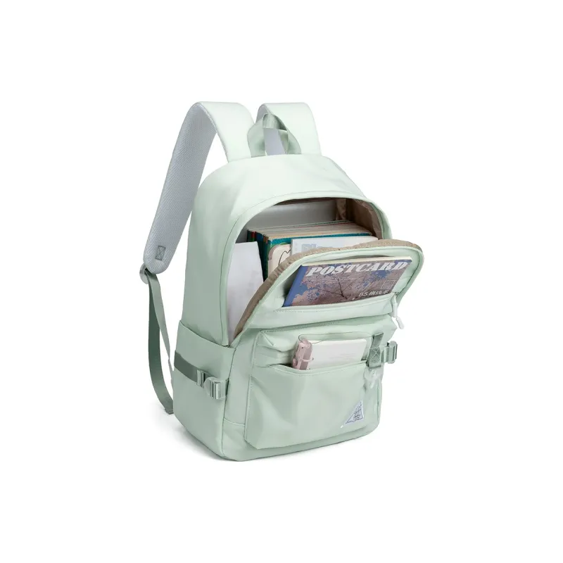 LOVERPUSS Fabric Backpack Unisex Sown Grass Green-3