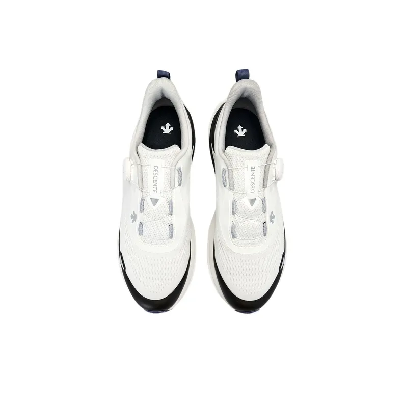 DESCENTE Abrasion Resistant Low Top Running Shoes Men's White-2