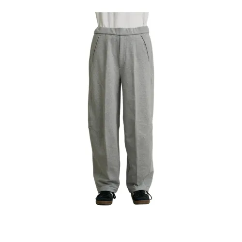 PUBLIC TOKYO SS25 Knitted Sweatpants Men's Gray