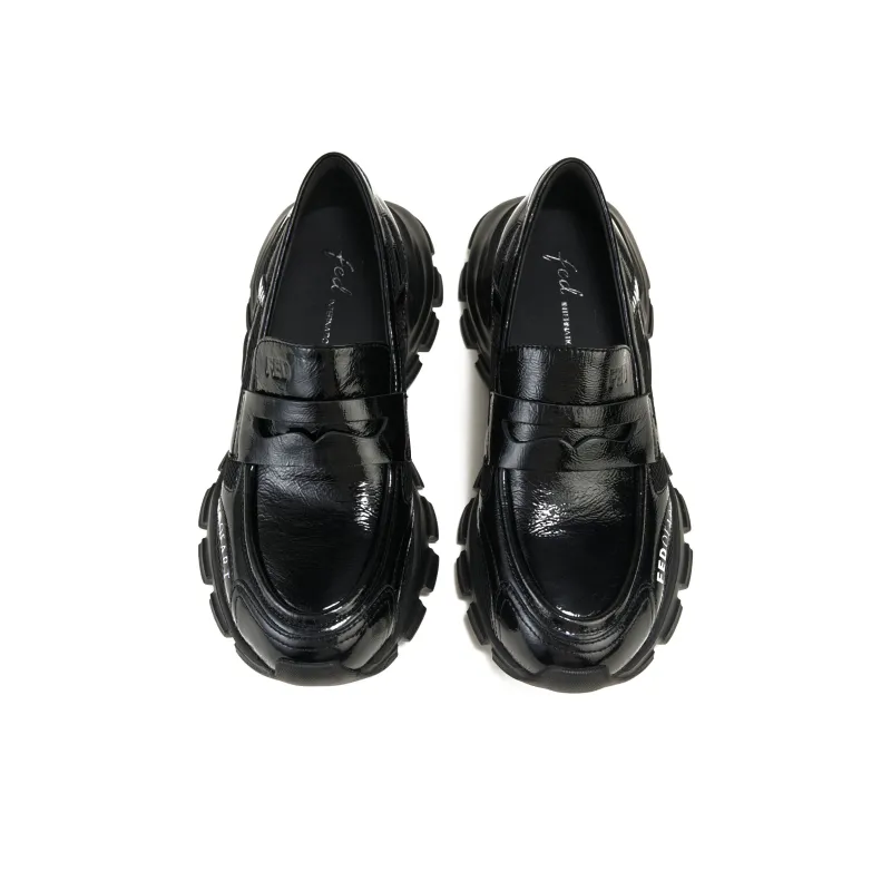 FED Loafers Women's Ink Jade Black/Space Silver/Elegant Beige-3
