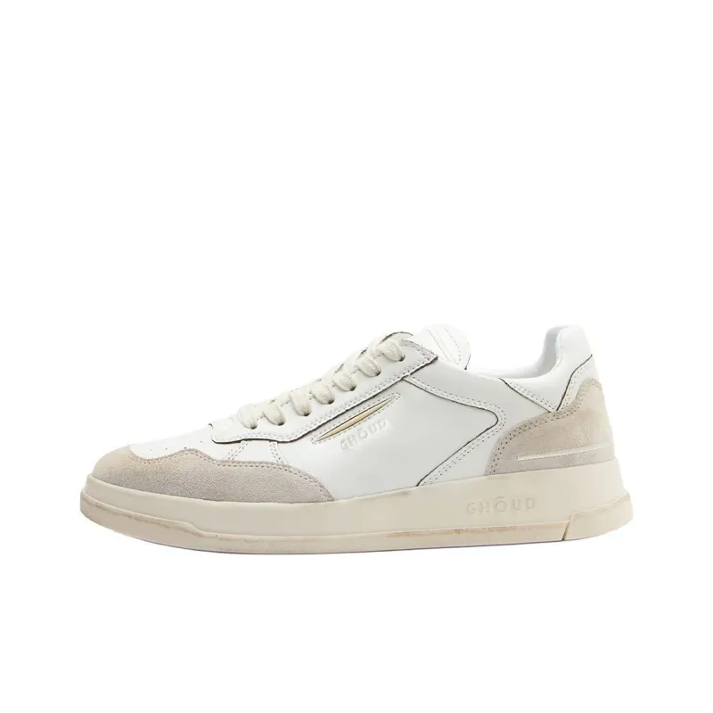 GHŌUD Tweener Low Top Skateboard Shoes Men's White-0