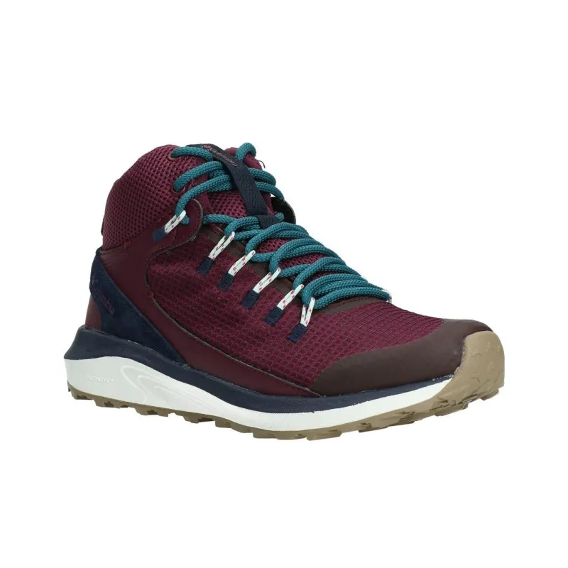 Columbia Trailstorm Anti-Slip Wear-Resistant Mid-Top Training Shoes Women's Red-3