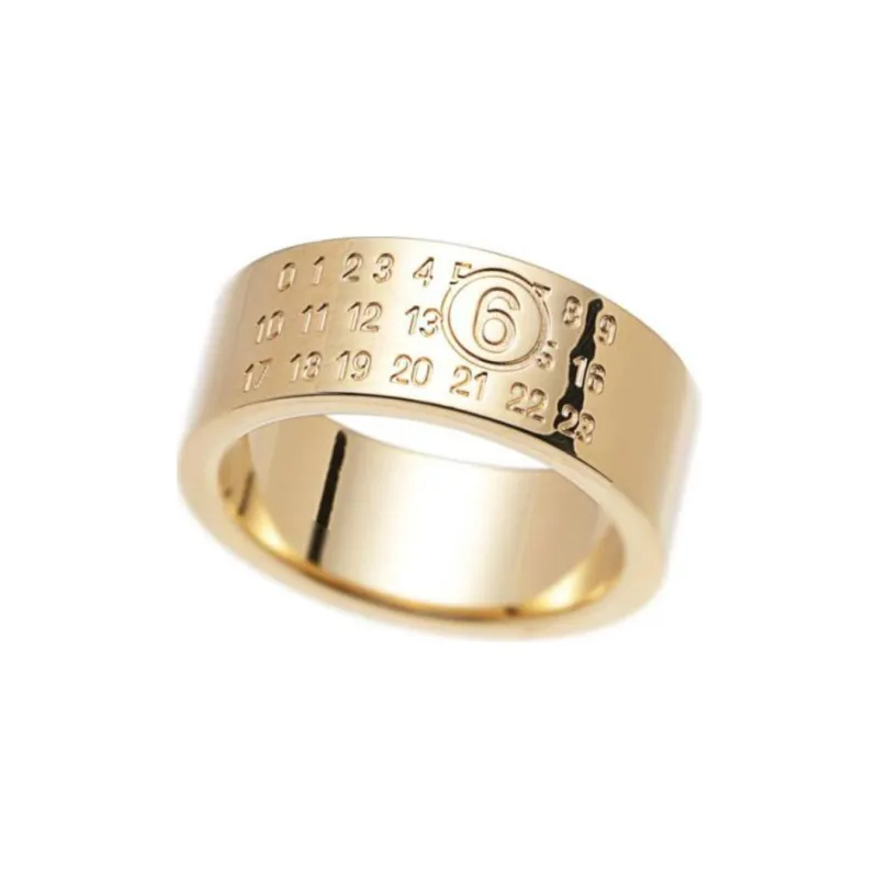 MM6 Maison Margiela Numeric Minimal Signature Ring-2