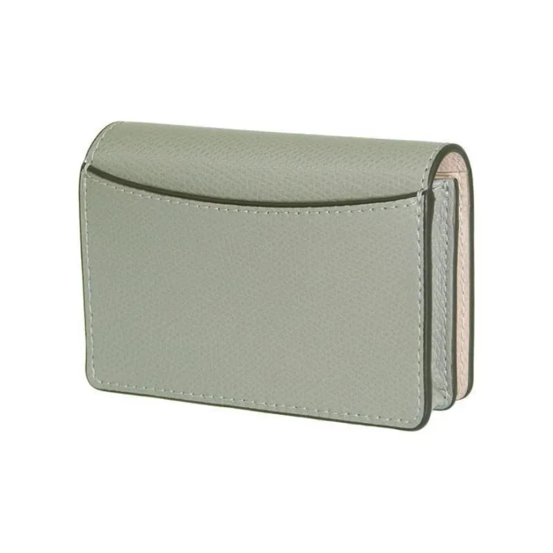 Furla Leather Wallet Women's Light Green-2