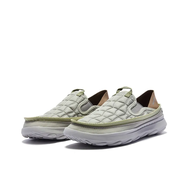 MERRELL Hut Moc 2 Slip-on Abrasion-Resistant Slip-Resistant Low-Top Comfortable Casual Shoes Men's Bean Gray Green-1