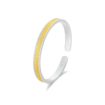 7℃ 999 Fine Silver Sterling Silver Bracelets Unisex