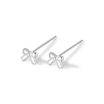 Tkb 999 Fine Silver Stud Earrings Women's
