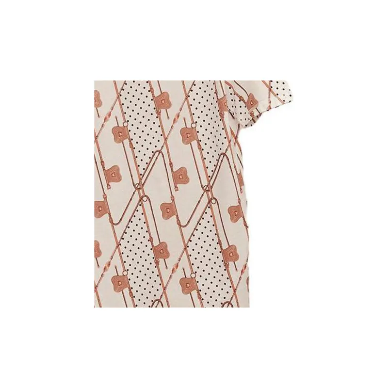 HERMES Short-Sleeved Dresses Women's White-4