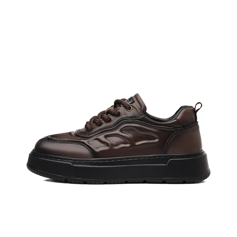 POPULAR ROUSE PR Slip Resistant Low Top Skateboard Shoes Men's-3