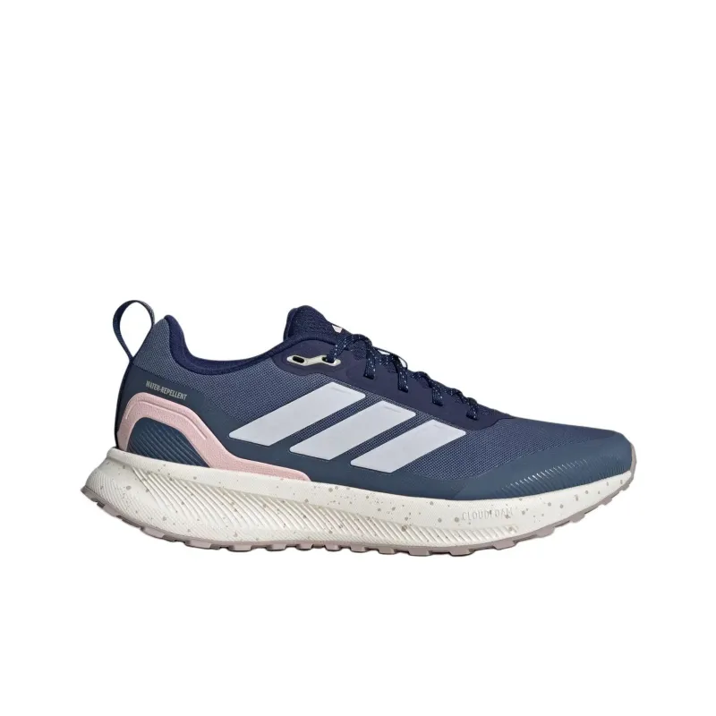 Adidas RUNFALCON 5 Anti Slip Wear Resistant Low Top Casual Running Shoes Women's Dark Blue-1